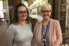 Julie & Lindsay,  A&B Council staff, Burnett Building, Campbeltown