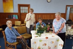 Flower arranging at Elderberries