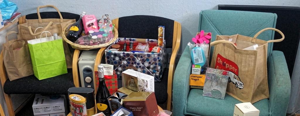 Some of the fantastic raffle prizes