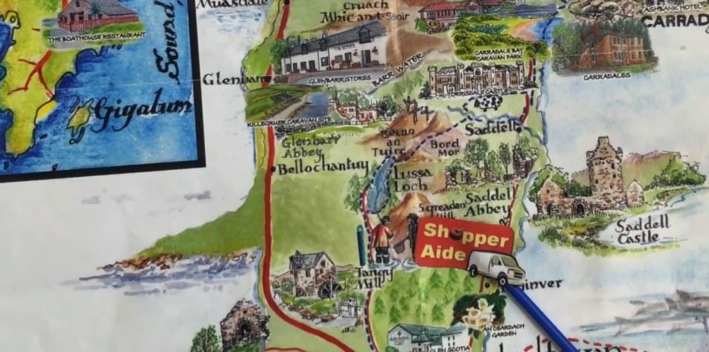 deliver shopping throughout Kintyre