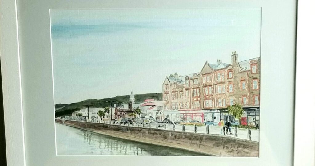 Hall Street Watercolour by Tony Williams